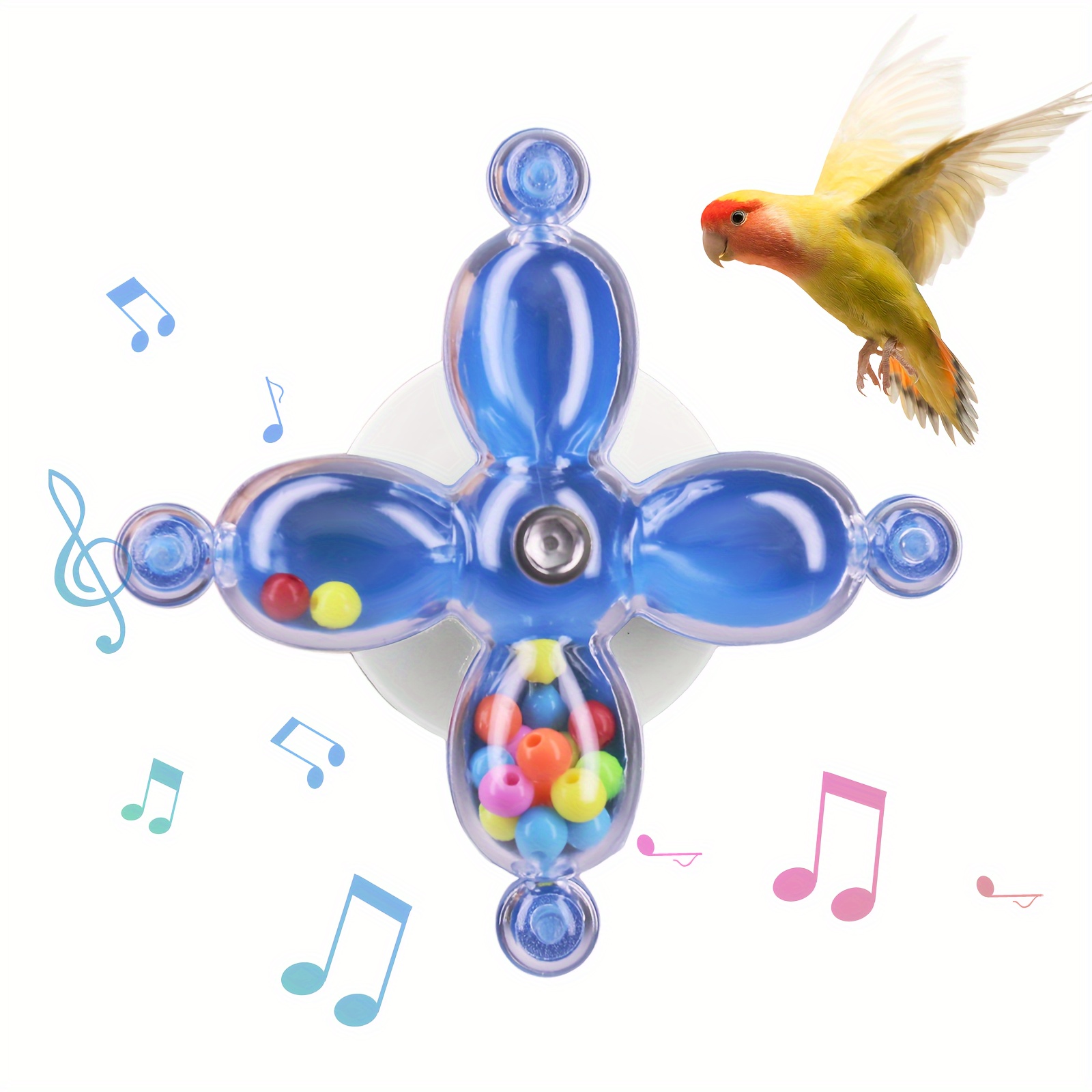 

Rotating Toy For To , , And Sun Conures - Plastic Interactive Chewing And Grinding Pet Toy