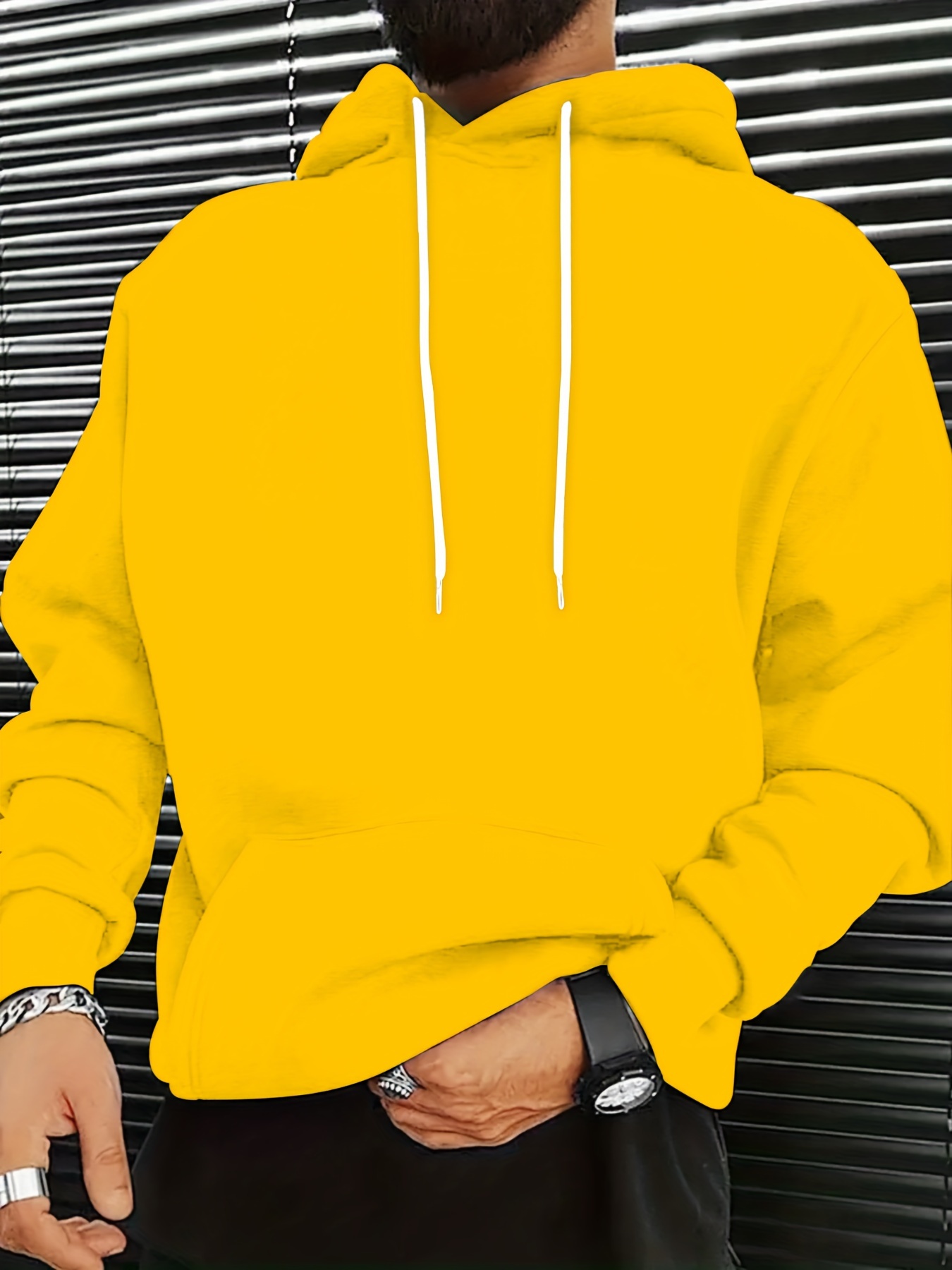 sudadera casual hombre diseño rectángulo Temu Guatemala