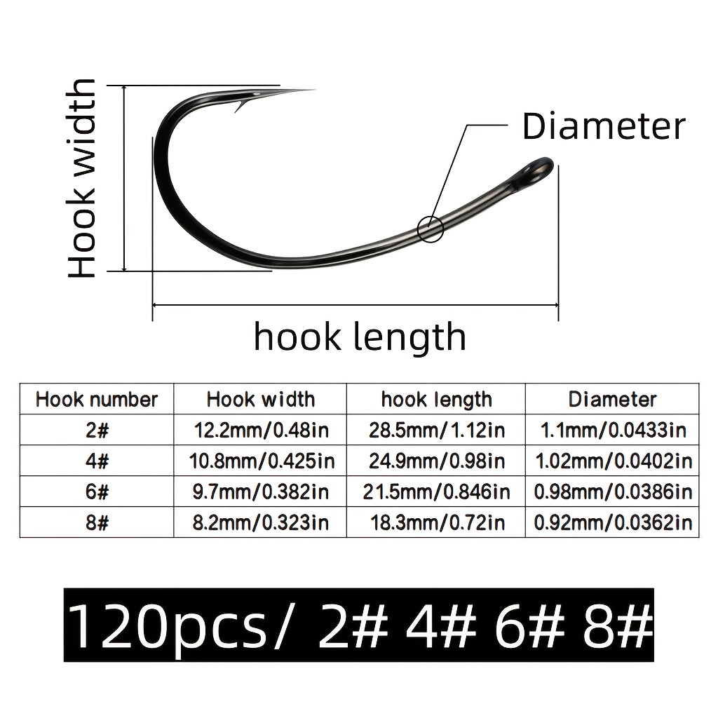 Image of 120/box Set European Carp Hook Anti-bottom Fishing Long Shank Curved Back Hook Kanefuji European Carp Hook Float Ball Bead Fishing Ronnie Rig Carp Carp Hook