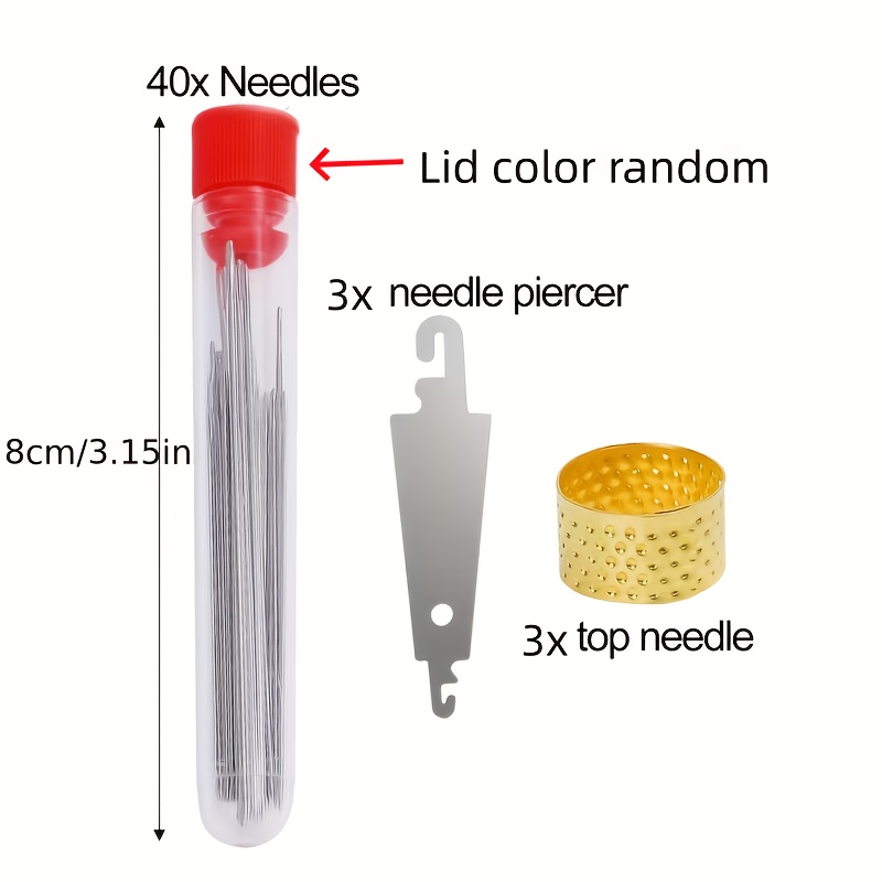 54pcs Sewing Needle Set with Threader and Thimble