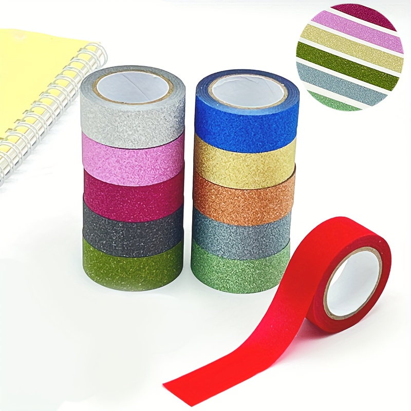 

Laser Cloth Base Tape High Adhesive Stiiness All Roll Cloth Base Tape Stationery Office Dot Tion Tape