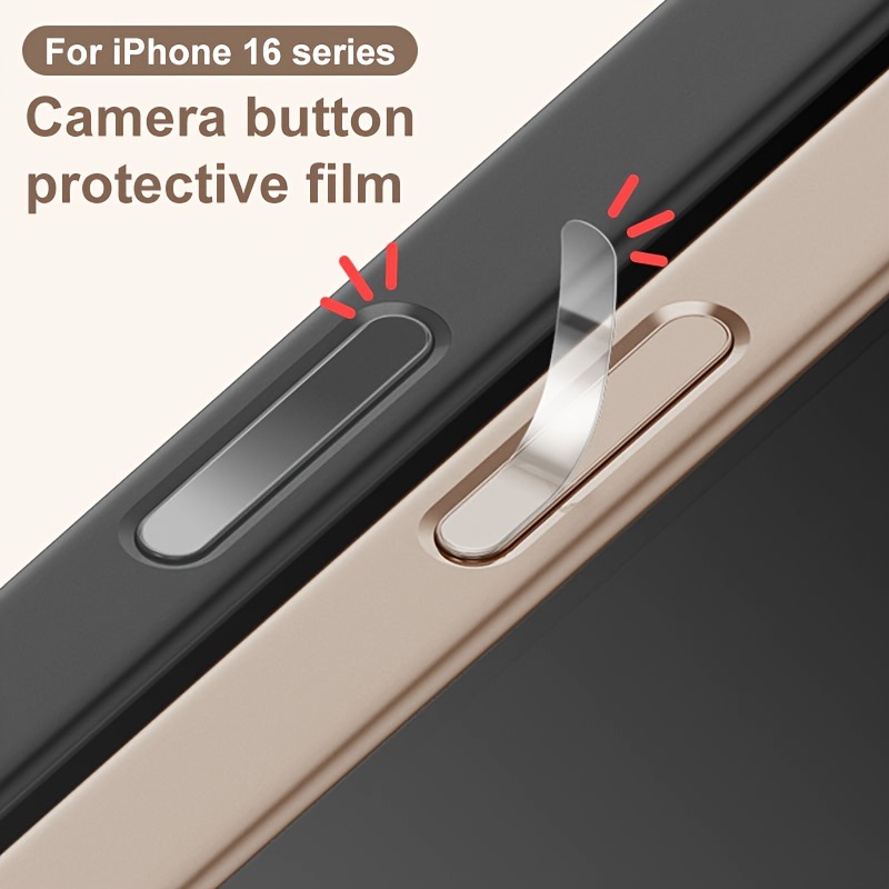 

1pc Tpu Camera Button Protector Film For Pro Max/pro Plus, Anti-scratch & Anti-sweat, , Touch , Case Friendly Accessory