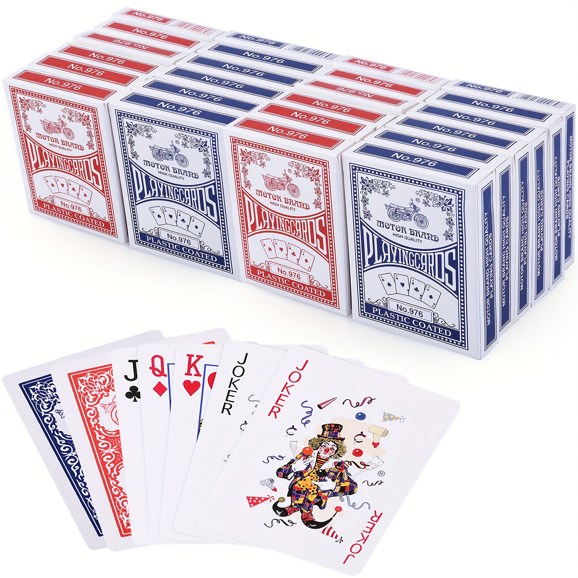 adult playing cards 24 packs decks cards bulk poker size