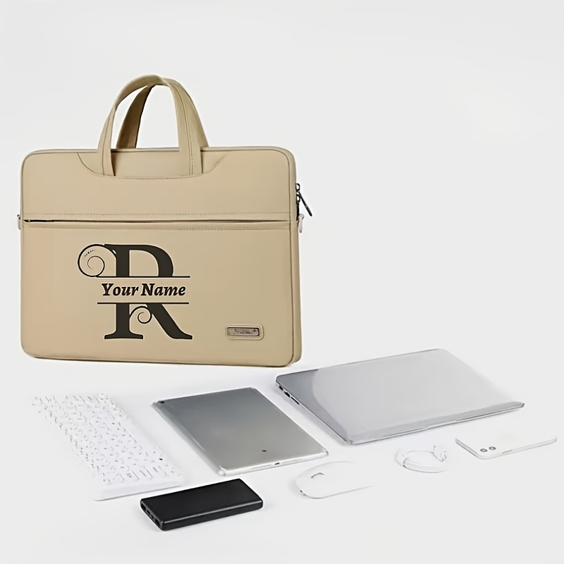 Large-Capacity Customizable Laptop Bag in Gray