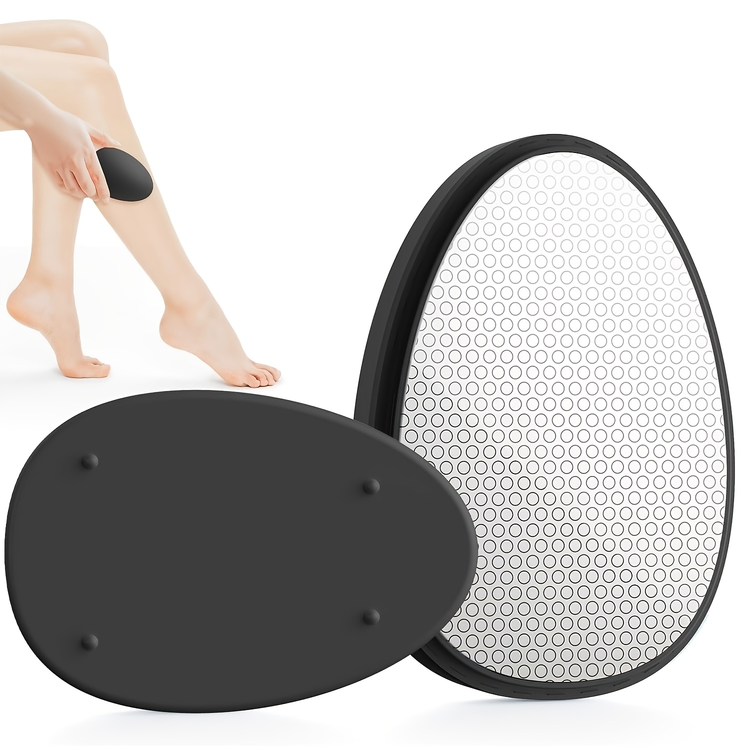 TEMU Rasoio Nano Depilatorio a - Rasoio in Vetro e Depilazione Senza Rasoio, per Corpo, Gambe, , Schiena, Zona Bikini, Sopracciglia, Palpebre -
