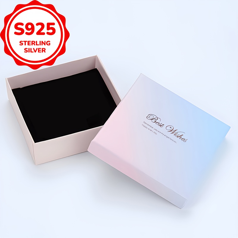 1pc S925 Sterling Silvery Creative Heart Ring, Minimalist Cool Style Adjustable Open-End Romantic Versatile Gift