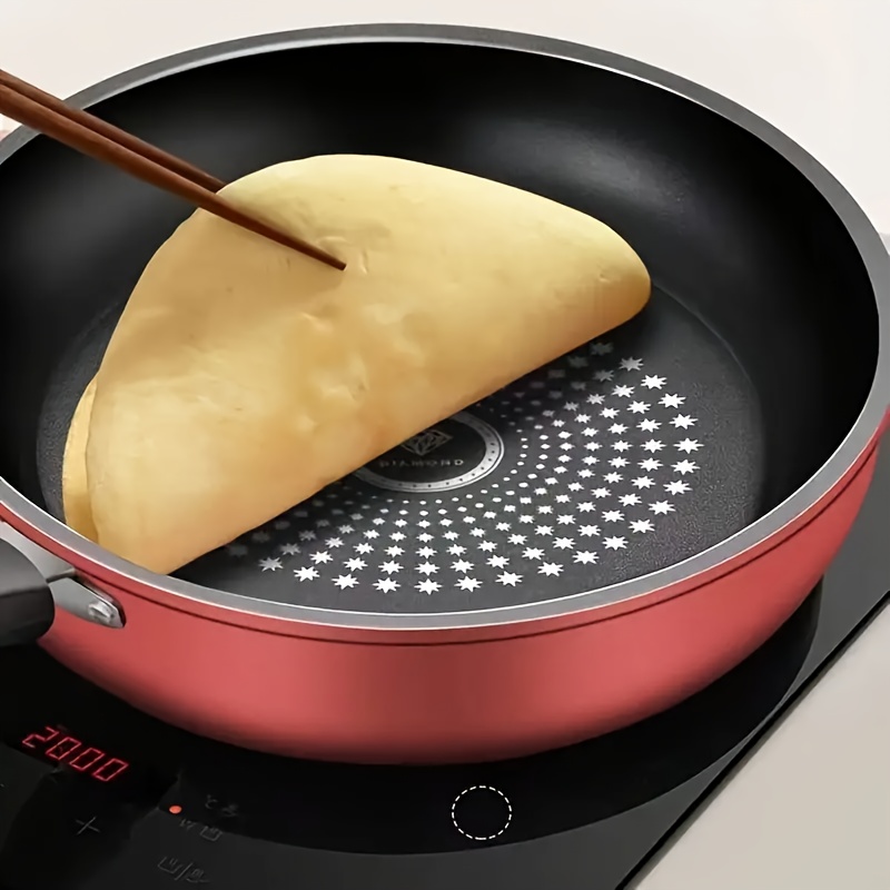 cast nonstick fry pan dishwasher safe induction compatible lightweight smokeless frying pan for gas stovetops with stainless steel handle for steak pancakes breakfast details 3