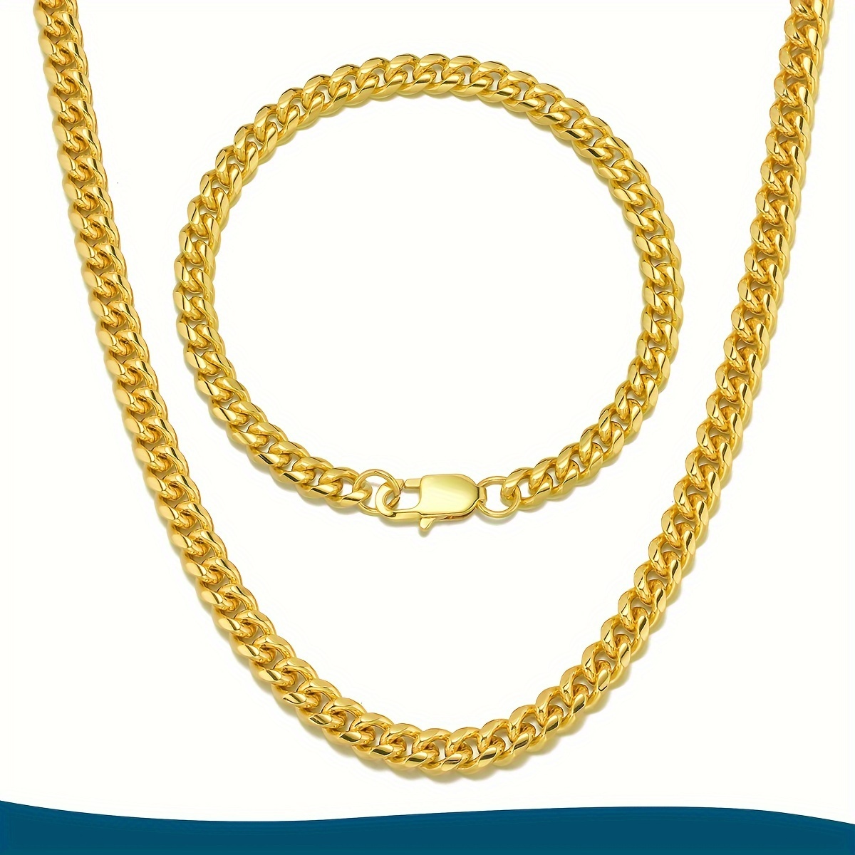 Cuban Link Chain 6mm 30in 6mm Thick Cuban Link Chains Men