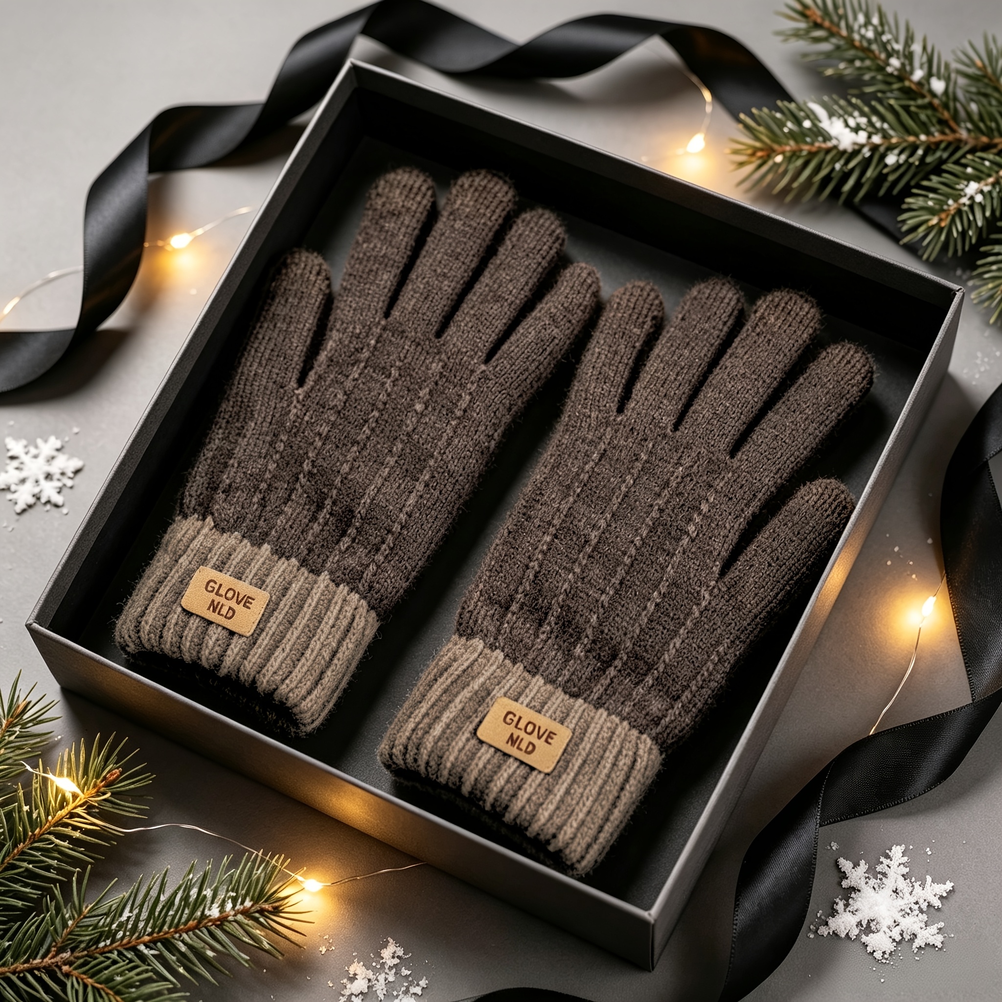 TEMU Winter Thermal Gloves, Ted Touchscreen Gloves, Ribbed Cuff Contrast Color Fingerless Gloves, Unisex Cold-proof Fingerless Gloves For Men And
