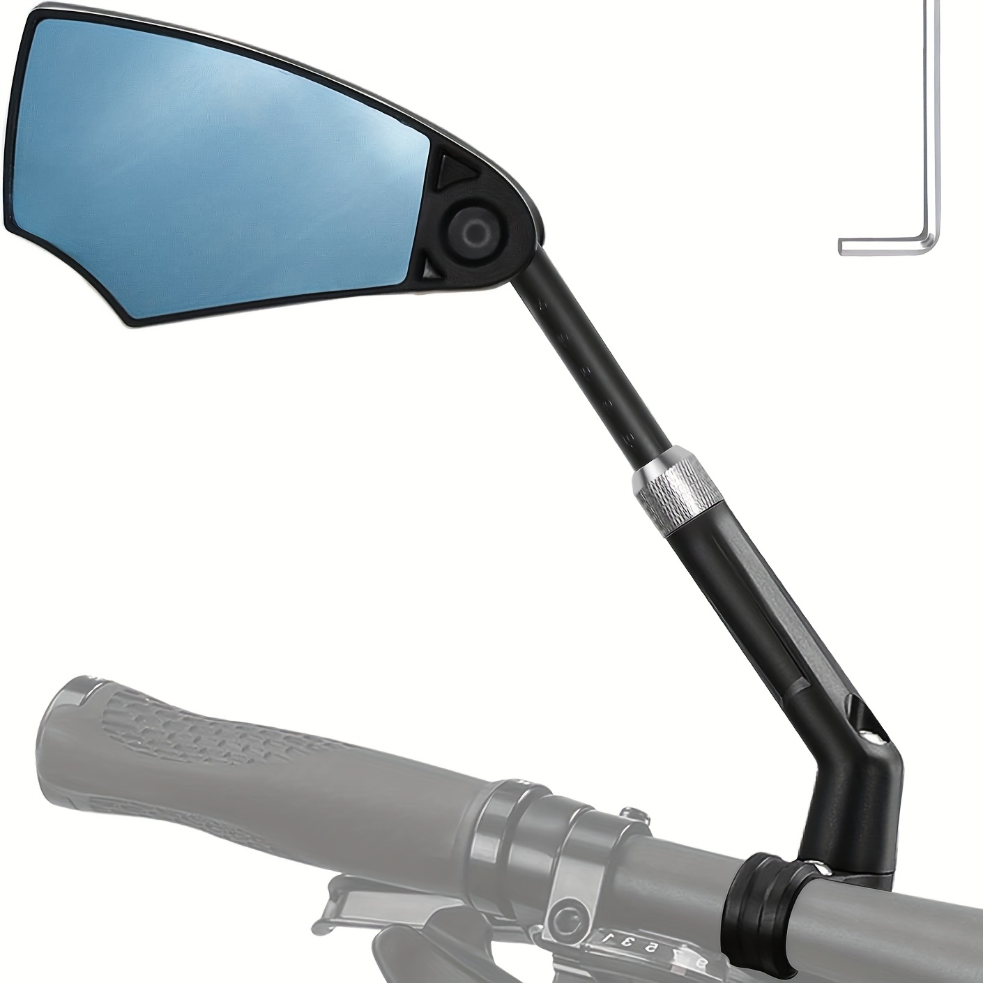 Fit Retractable Bike Spot Mirror - Rearview Mirror With Convex, Adjustable Cycling Equipment For Mountain/road, For All ()