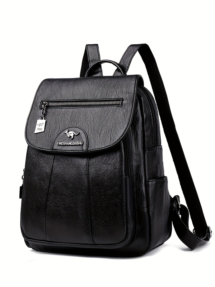 2025 new large capacity womens backpack fashionable and versatile featuring a simple and vintage design suitable for shoulder and crossbody use Product details 5