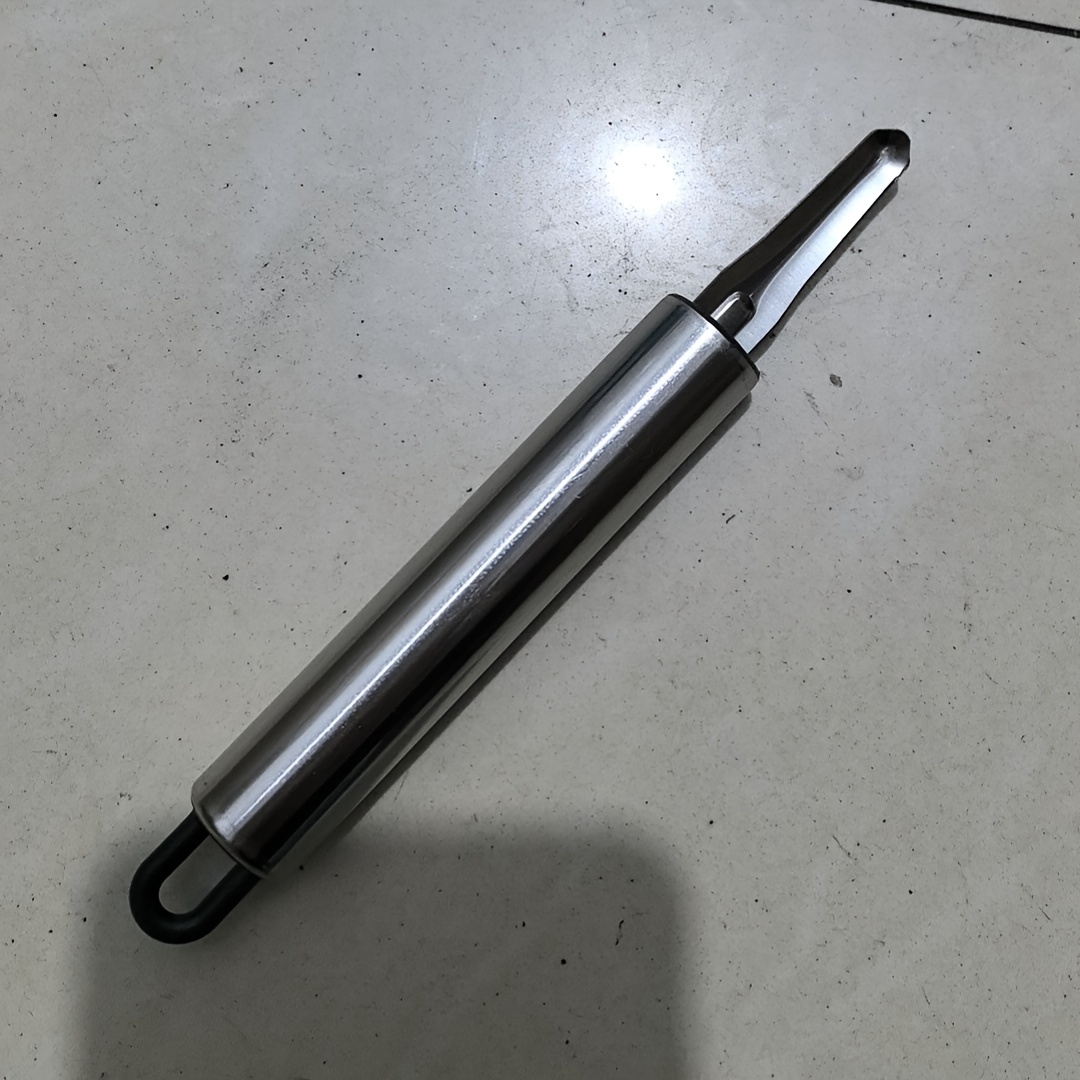 1pc Shrimp Peeling And Nucleating Device Shrimp Back Knife Digging Shrimp Brain Tool Nucleating And Removing Rolls With Meat Inside Eye Instrument Stainless Steel Nucleating Device
