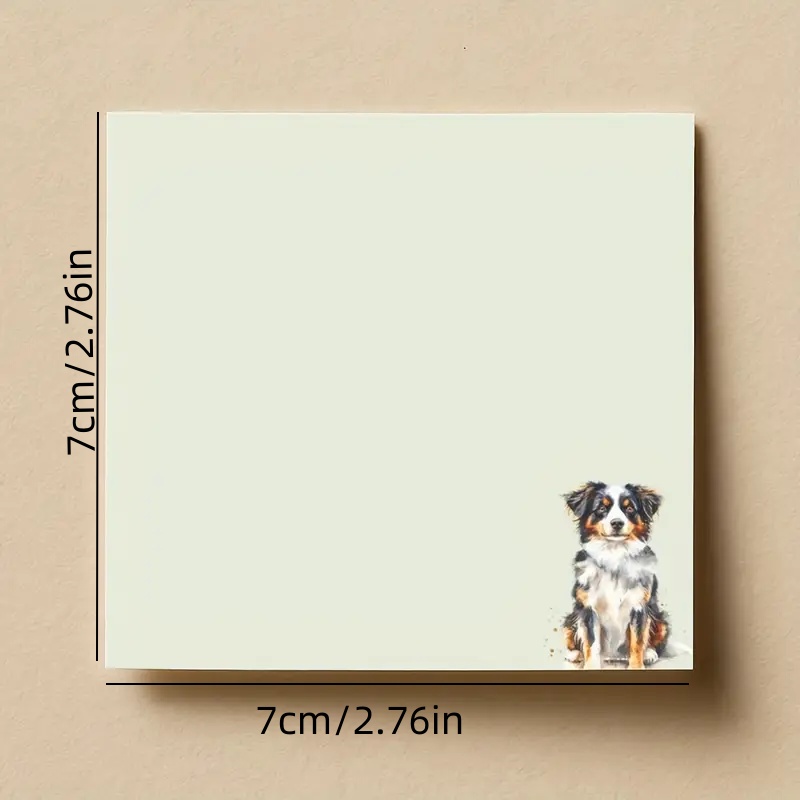 TEMU [customization] Cartoon Style Note Pad, Customizable Logo And Image Sticky Notes, Creative Cartoon Landscape Sticky Notes, Office Sticky Notes,