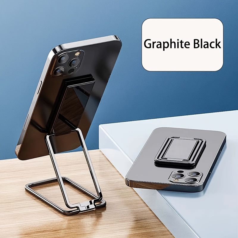 Image of Desktop Folding Mobile Phone Holder Live Broadcast Aerial Shot Multifunctional Car Magnetic Navigation 360° Rotating Bracket