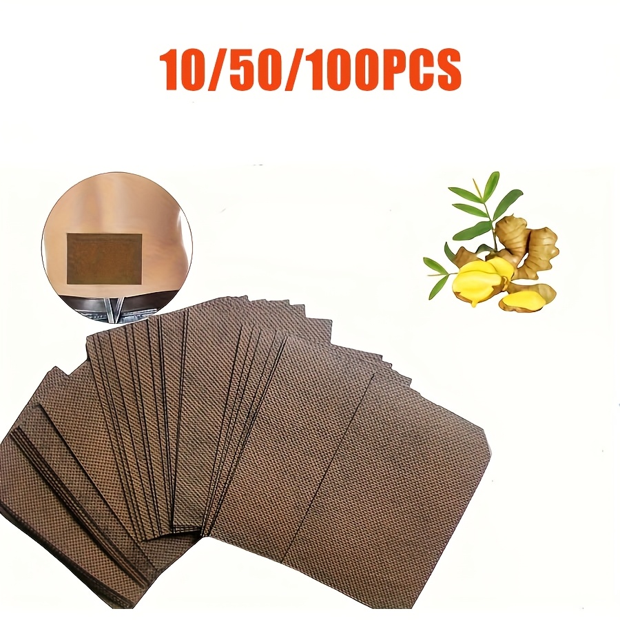 

Ginger & Wormwood Patches - 10/50/100pcs, Battery-free, Long- Comfort For Knees, Shoulders, Back