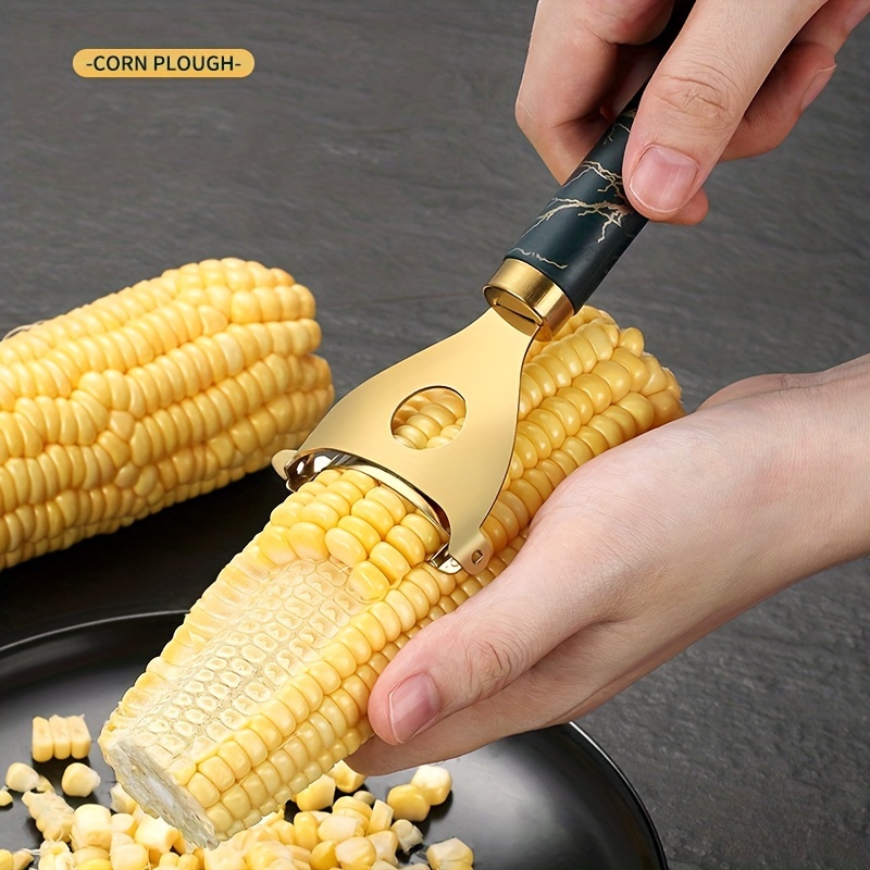 

1pc Steel Peeler - Metal Cob , Tool For Removal, Uncharged Manual , For Household Use