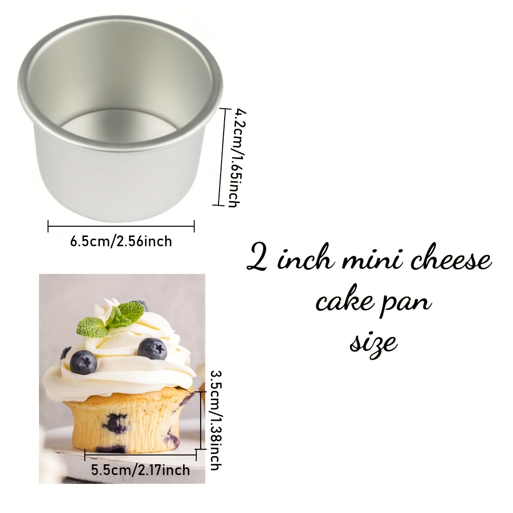 10pcs aluminum mini cheesecake pans removable bottoms non Temu