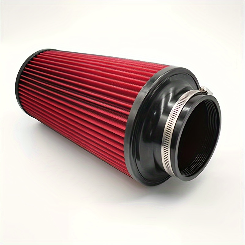 TEMU 76mm Air Filter Cold Air Intake Universal Filter Vehicle Air Filter Auto Parts