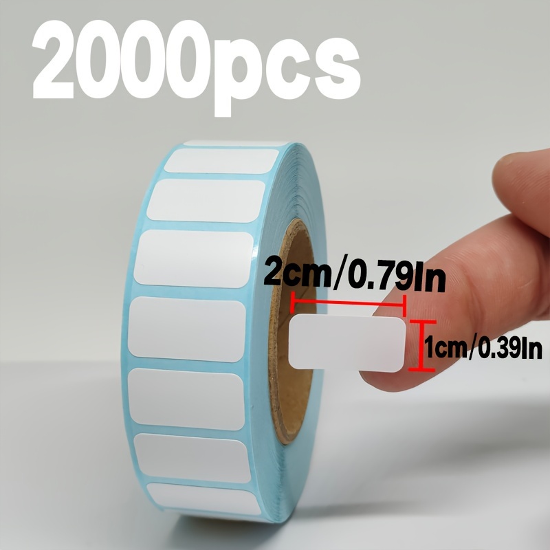 1000/2000pcs Of Labels For Organizing Diamond Paint Embroidery Tools, Multifunctional Blank Labels For Students' Offices, Self-adhesive Labels Measuring 2x1cm/0.79*0.39 Inches