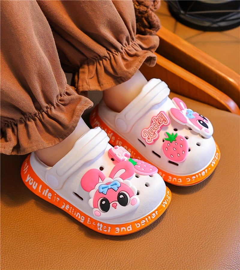 girls' cute cartoon clogs soft sole non slip lightweight Temu