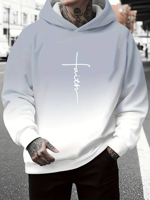 sudadera con capucha 3d para hombre, moda masculina