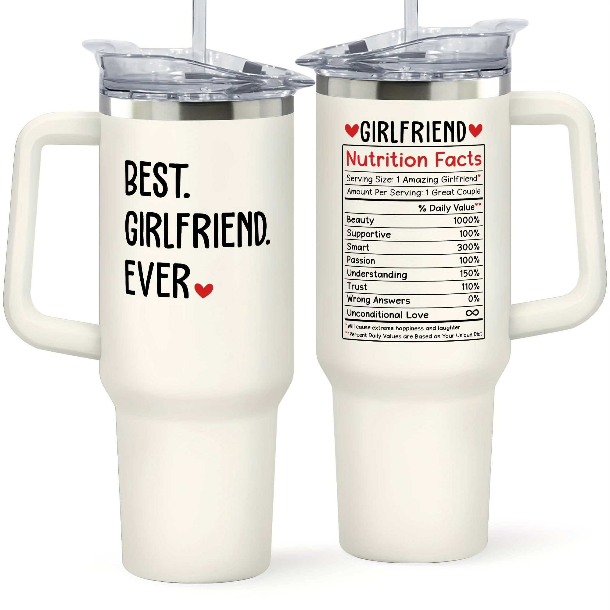 

Gifts For Girlfriend - Gifts For Her, Girlfriend Gifts For Women, Couple Gifts - Anniversary, Birthday Gifts For Girlfriend - I Love You Gifts For Her, Romantic Gift For Girlfriend - 40 Oz Tumbler