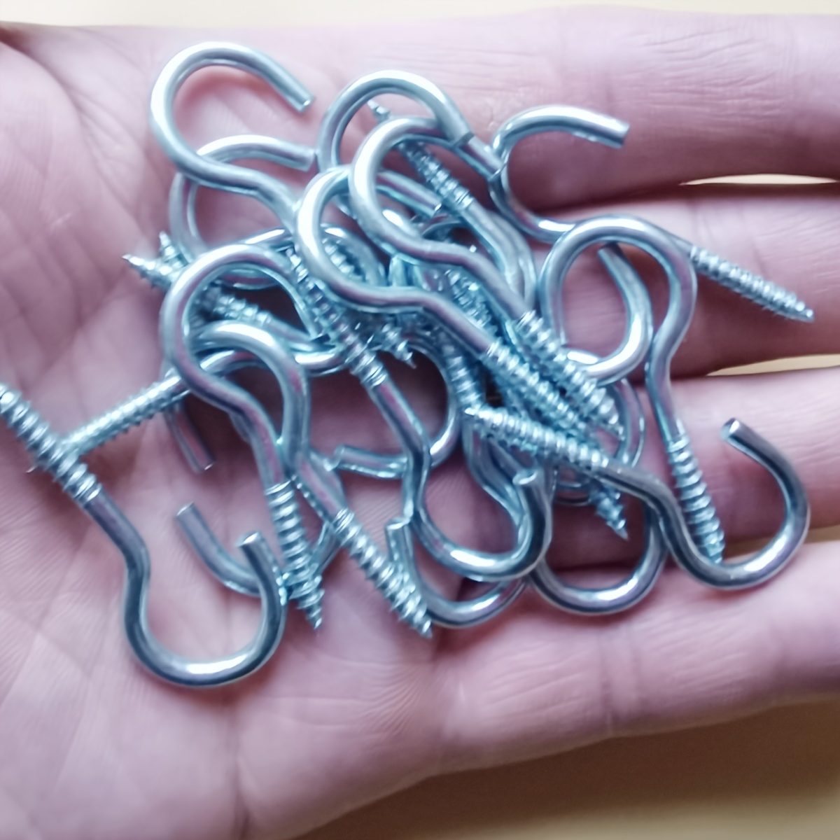 E-shop Set mit 20 robusten Stahl-Schrauben-Orgeln mit Schrauben, ideal zum Aufhängen von Windspielen und verschiedenen Heimwerkerprojekten (Erhältlich