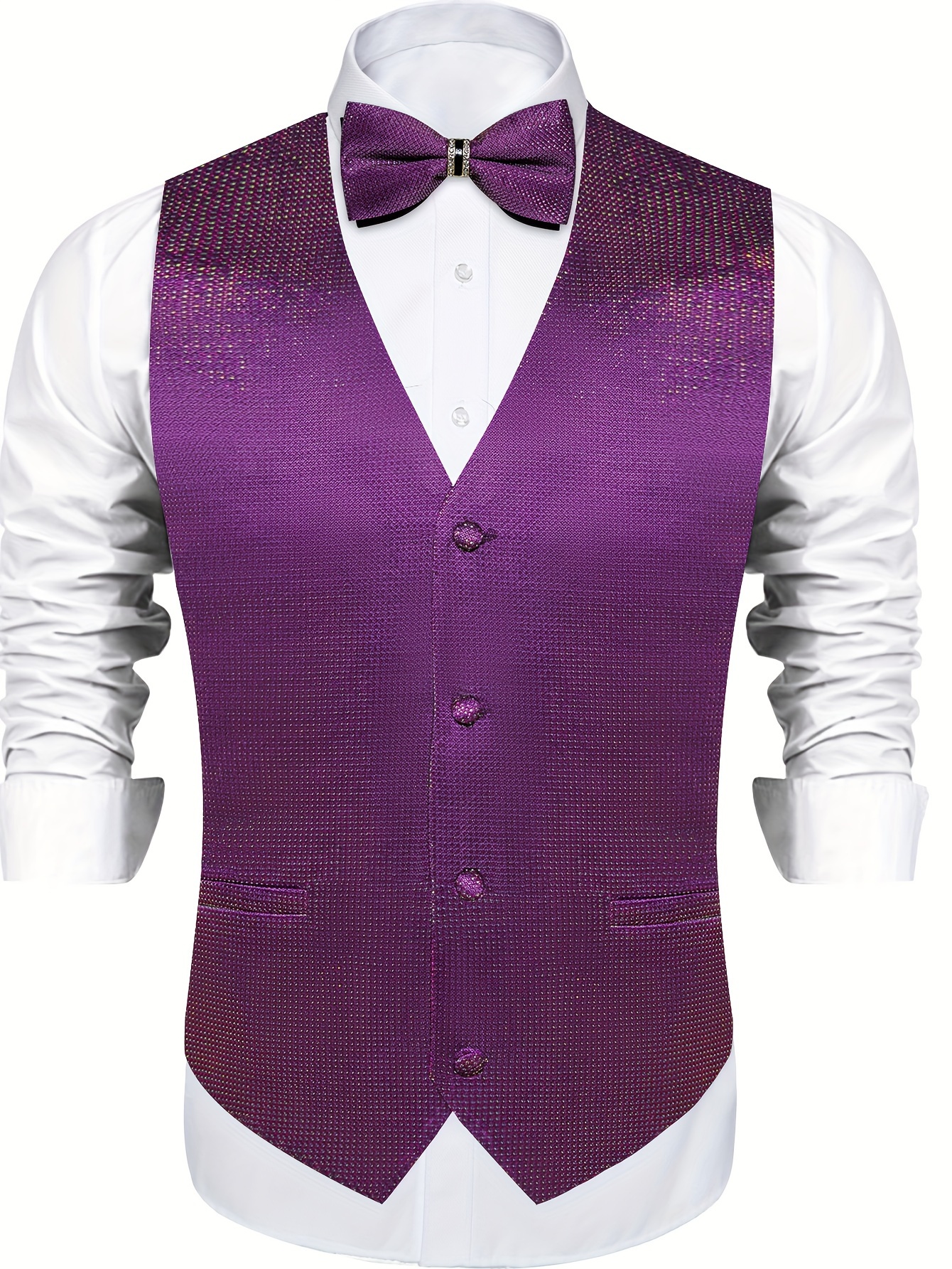 mens classic retro style single breasted waistcoat elegant v neck sleeveless suit vest with adjustable back belt casual wedding banquet vest