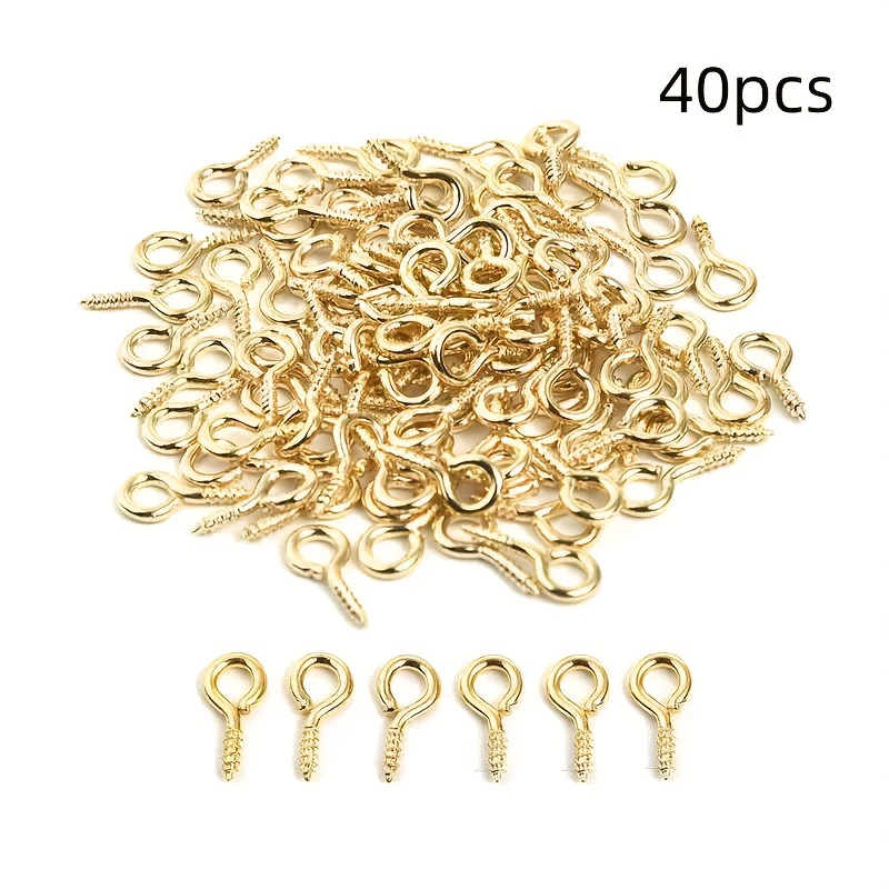 Stainless Steel Hooks, Stylish Wall-mounted Rings Suitable For , Photos, Clay, And Resin Pendants. Easy-to-install Polished Surface, Heavy-duty Design Christmas Trees And Home Decor