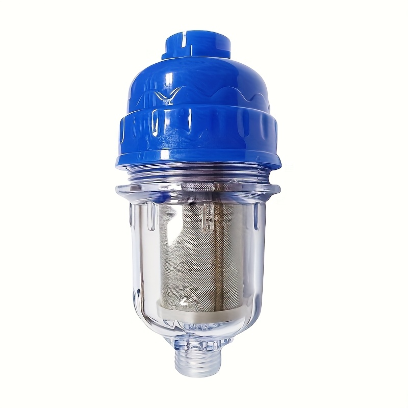 1 X Garden Faucet Filter Connector - Irrigation Hose Adapter For Sediment Removal, Durable Plastic Construction, Suitable For Outdoor Water Systems, Garden Water Systems | Faucet | Plastic Faucets
