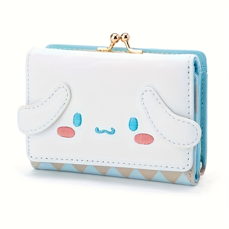 Image of For Cinnamoroll Coin Purse For Women – Cute Dumpling-shaped Wallet With Zipper Closure – Soft Leather, Light Design – Everyday Use, Cute Wallet