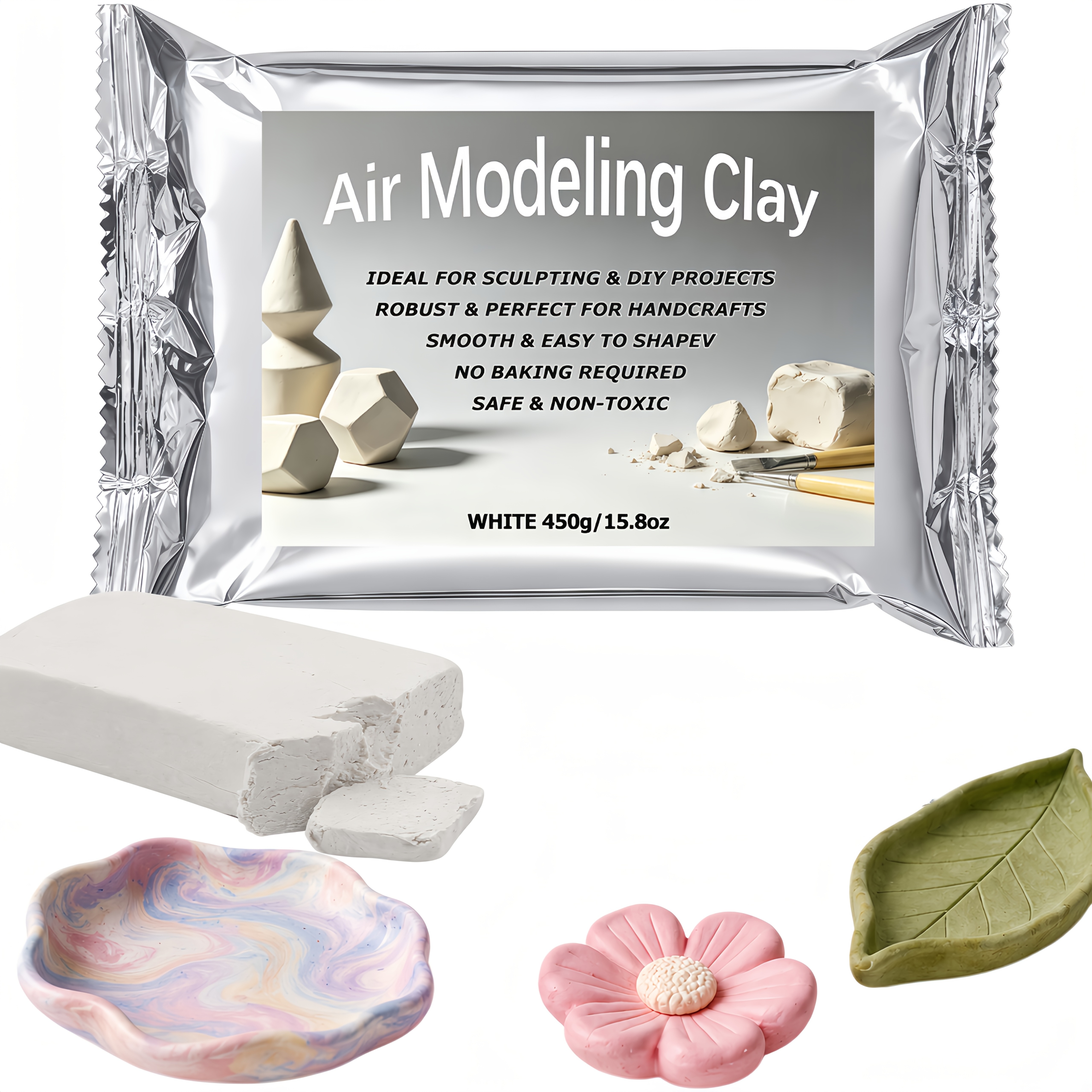 premium air dry modeling clay suitable for all ages   gifts art projects freestyle diy making   and daily  