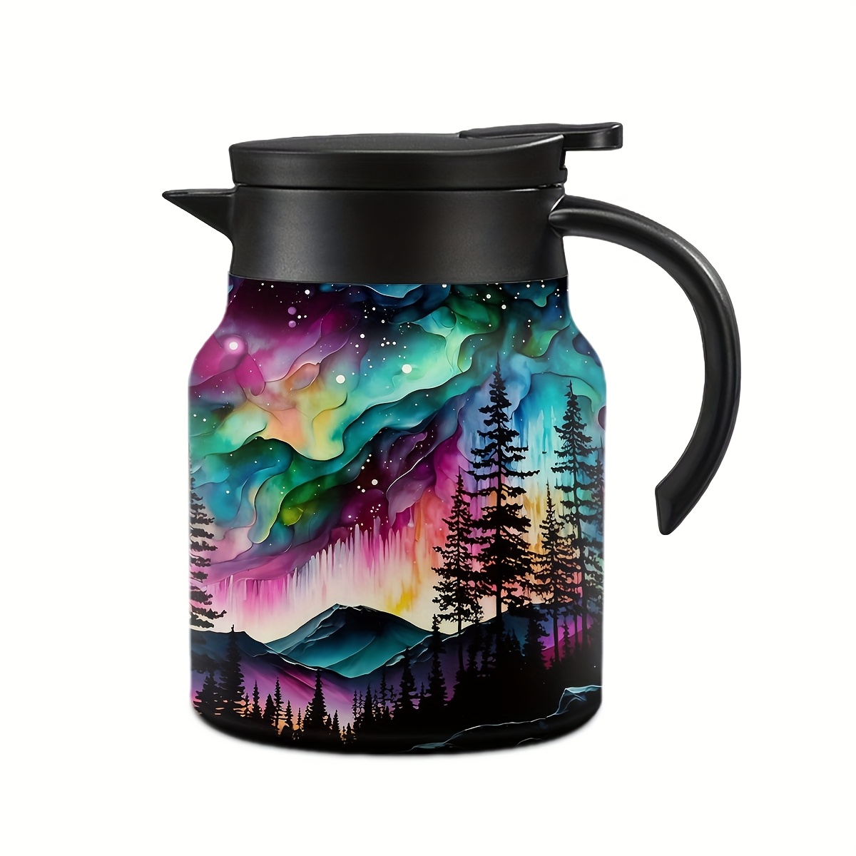 Image of 1 33.5oz /insulated , Suitable For Brewing Tea/coffee/cold Drinks, With Laser- , Ideal As A Birthday Gift/mother's Day, Father's Day, Valentine's Day Present
