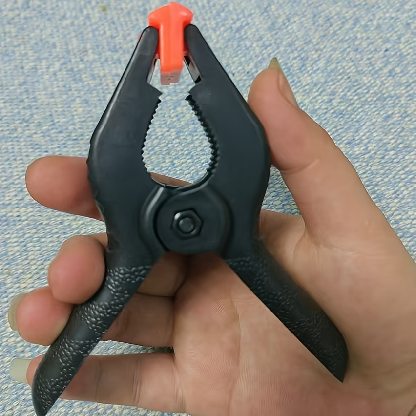 Havuz Kapakları için 10 Parça/15 Parça Ağır Hizmet Bahar Klemens, 4-Inç Rüzgar Tutma Klipleri için Yüzme Havuzları, Çeşitli Amaçlı Plastik Klemensler için El Sanatları ve Fotoğrafçılık (2 Çene)