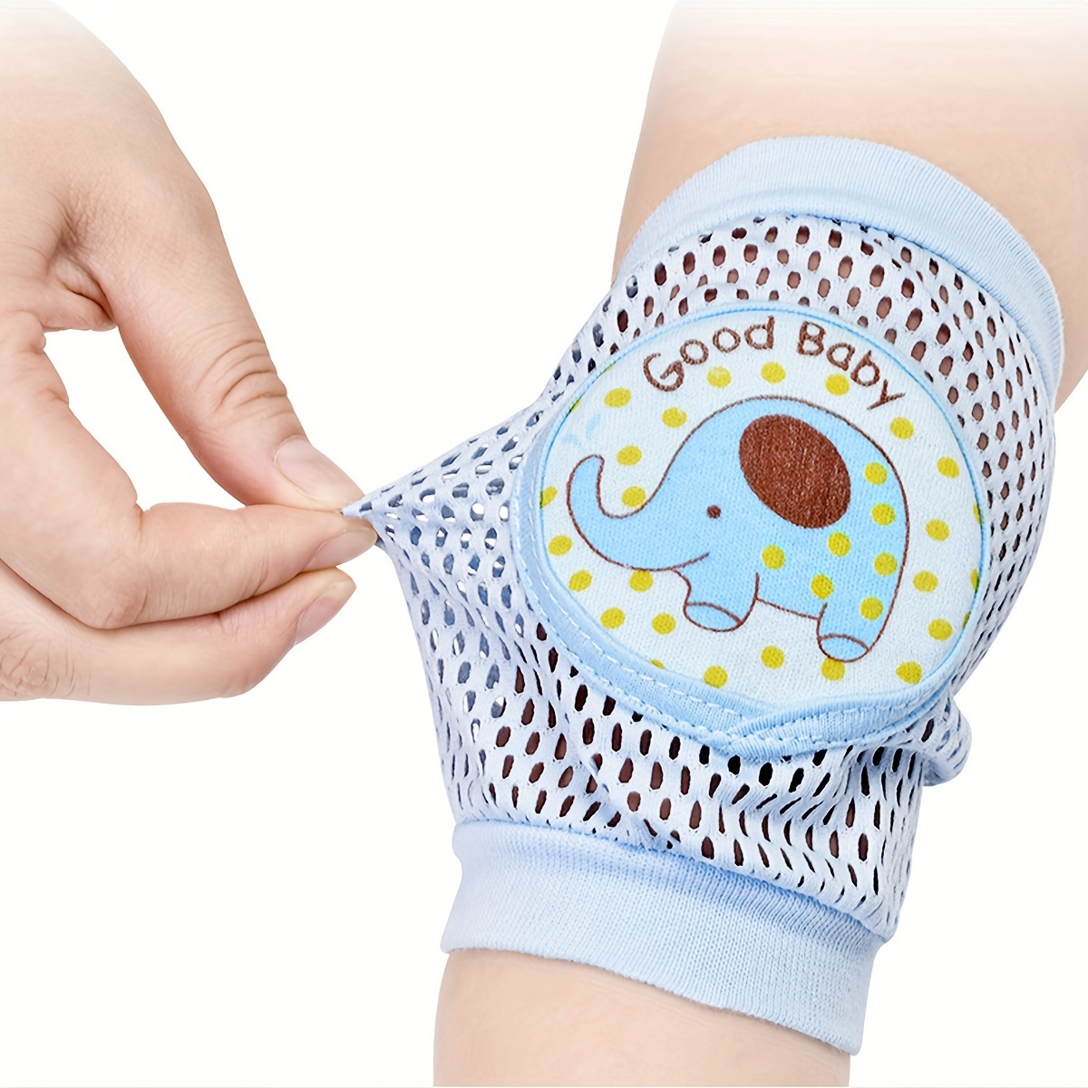 1 Pair Baby Knee Pads Children's Learning to Walk Anti-Fall Crawl Protective Gear Children's Knee Learning to Crawl Protective Cover Pad Thin Style for Summer