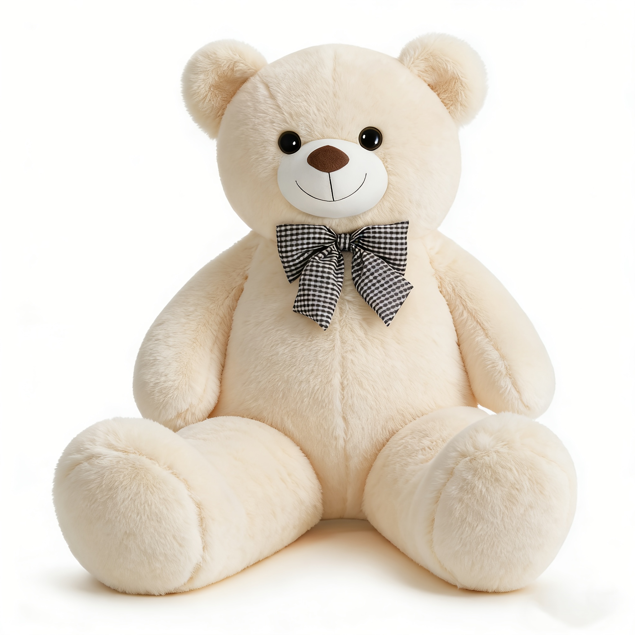 Image of Bear 43'' Stuffed Animals Plush Toy Size Plush Teddy Bear For Kids Girlfriend Soft Stuffed Bear Animals For Birthday Valentine's Day Anniversary Christmas