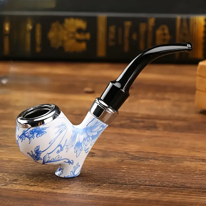 smoking a tobacco pipe mini Handmade Briar Wood Pipes Men's Best Gift Portable Mini Smoking Pipe -