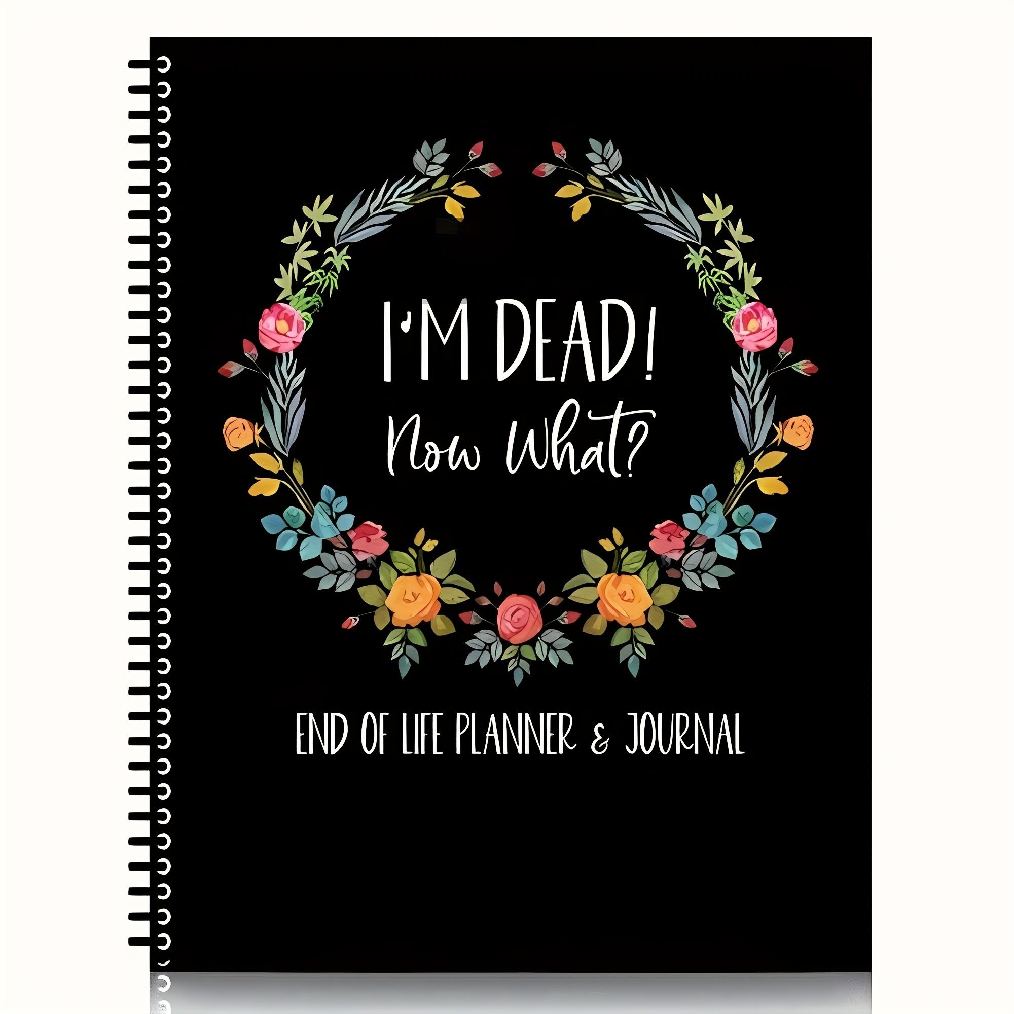 

1pc Spiral Notebook - Personalized End Of Life Planner & Journal, Supernatural Theme, , & Business Organizer