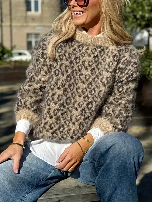 Women Soft Fuzzy Sweater Short Sleeve Furry Cropped