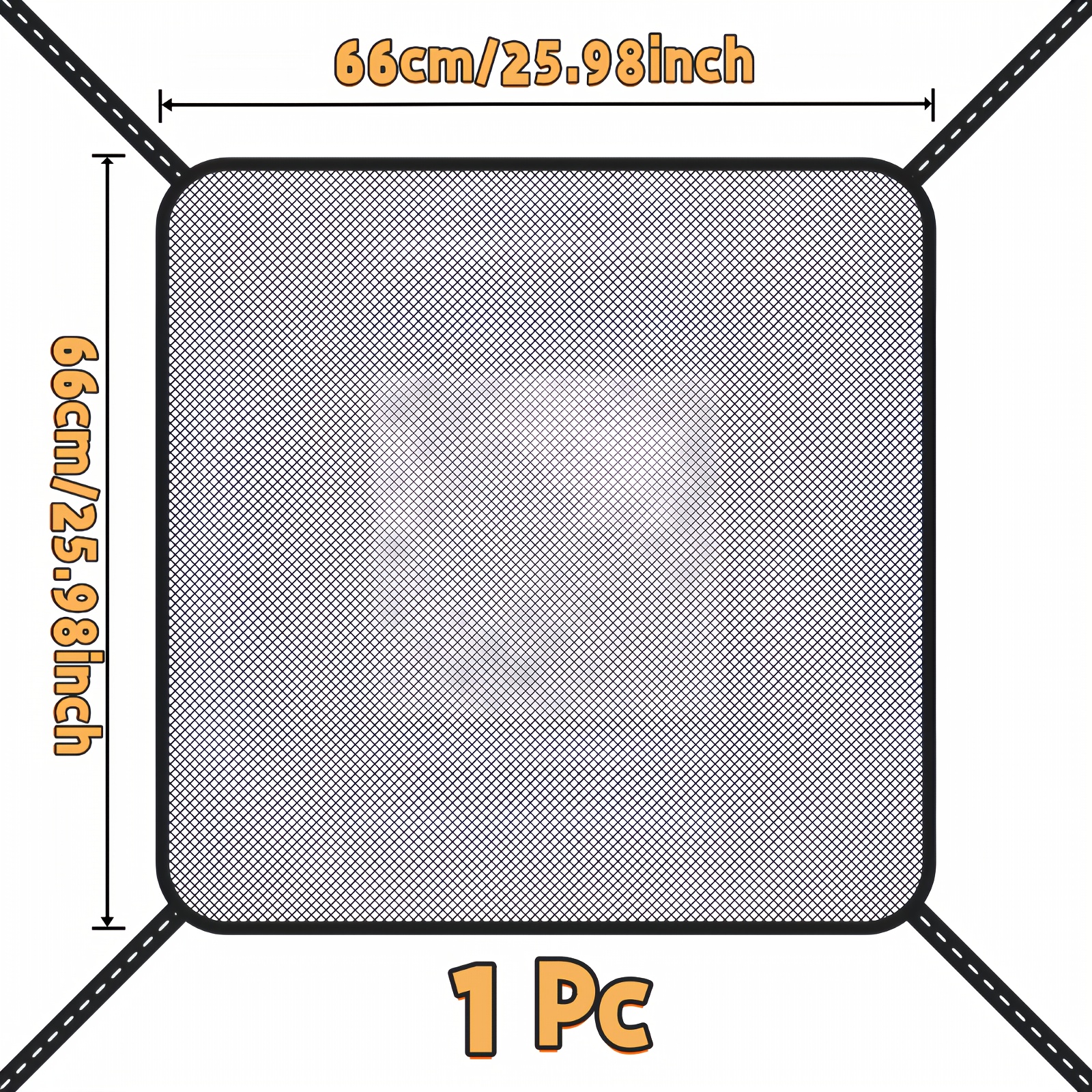 TEMU 1pc Of Durable Air Conditioner Protector, Air Conditioner Cover, A/ For Winter, Op Universal Ac Cover For Protection, Mesh Air Conditioner Cover