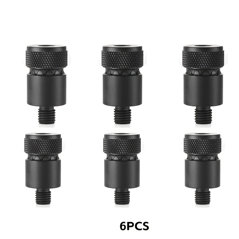 TEMU Coonor 6pcs Fishing Rod Holders Connectors, Fast Replacement For Fishing Alarm, Rod Stand Additions, Fishing Gear, Secure Design, Compact And