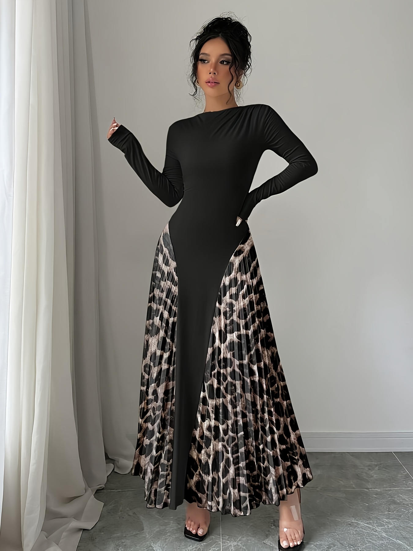 womens elegant long sleeve maxi dress formal party wedding - Temu Mauritius