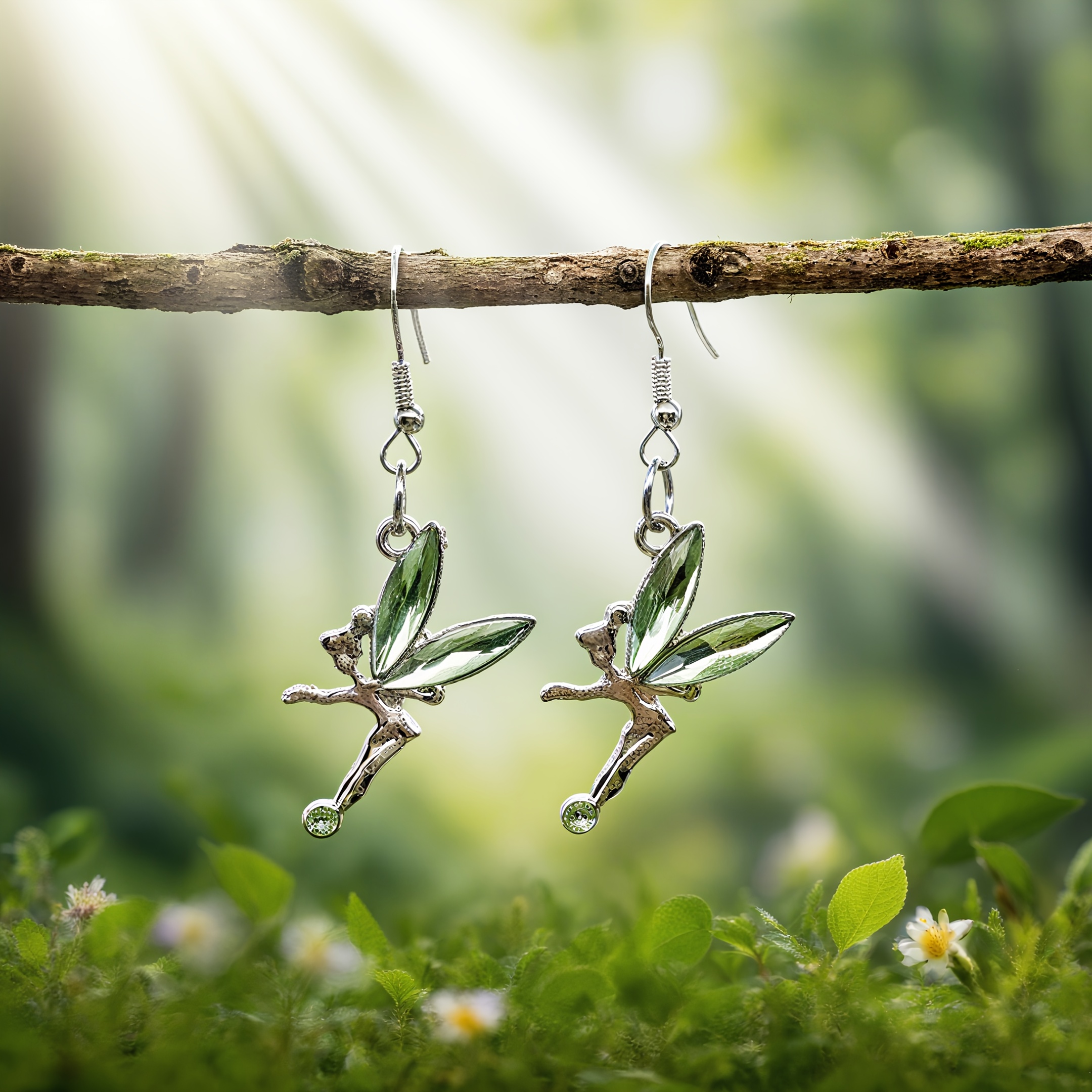 Fantasy Elf-themed Earrings, In Multiple Colorful Wing Designs. Unique And Fashionable Pieces Add Touch To Everyday Outfits, Making Them The Perfect Accessory For Travel And Gifting