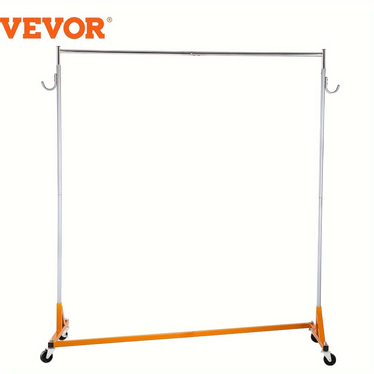 

Vevor , Z Base Garment Rack, Height Adjustable Rolling Z Garment Rack, Sturdy Steel Z Base Clothing Rack With Lockable Casters For Home Garment Store Display Commercial Use