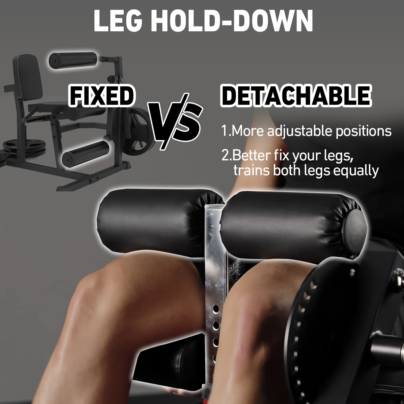 heavy duty leg extension machine adjustable seat Temu