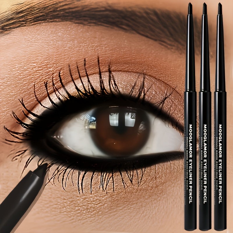 3pcs Gel Eyeliner Set (old Or New Version ). It Delivers Long-lasting Eye Makeup Setting Effect, Is Waterproof And , An Essential Eyeliner For , Suitable For Makeup Enthusiasts And Makeup Beginners.