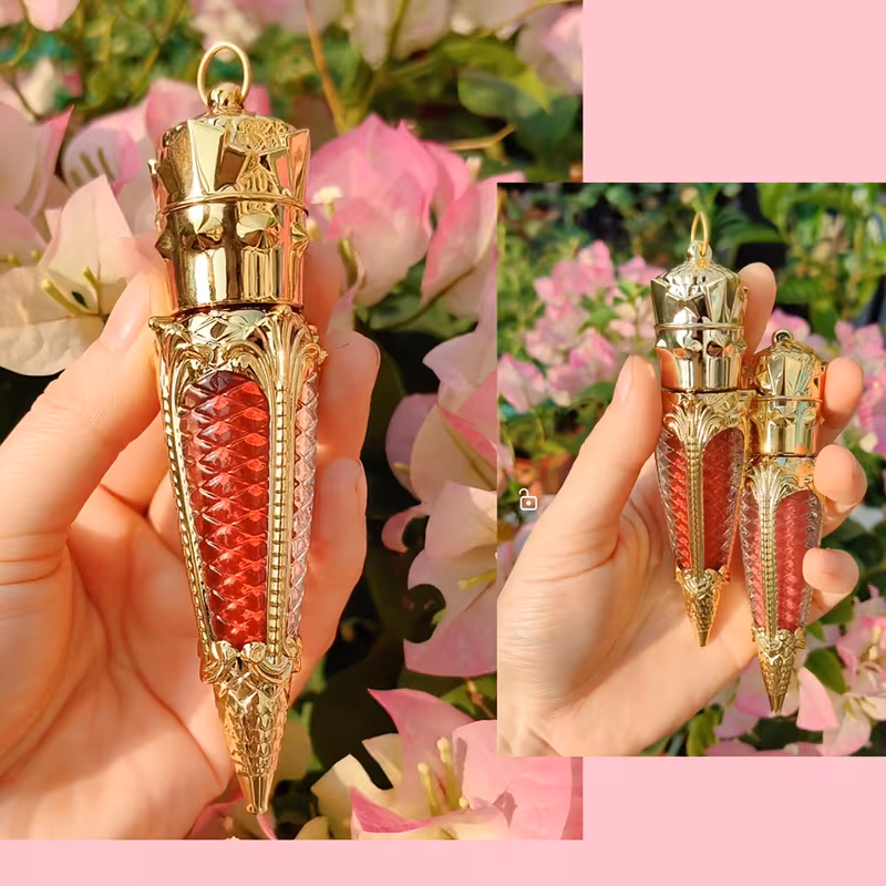 gloss à lèvres mat étanche 24 heures - design roi, rouge à lèvres liquide hydratant en teintes rose, rouge et nude, & longue tenue pour types de peau, rouge à lèvres longue tenue|emballage roi|applicateur élégant Détails du produit 1