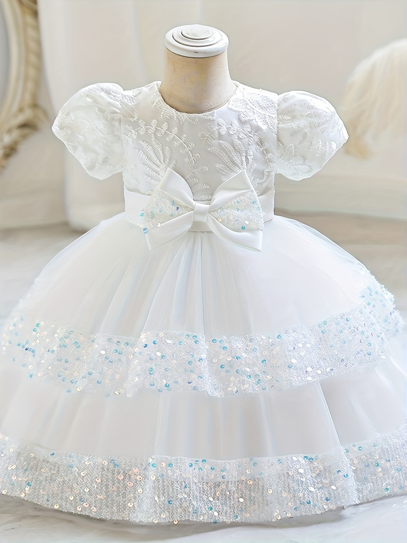 white tutu dress girls sold on Temu United States