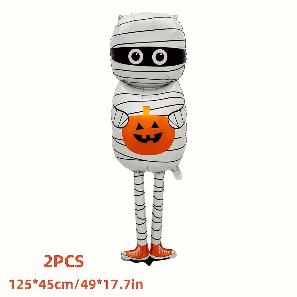 Image of Halloween Balloons Inflatable Enormous Standing Witch Halloween Foil Ballons Globos Halloween Party Supplies For Christmas, Halloween
