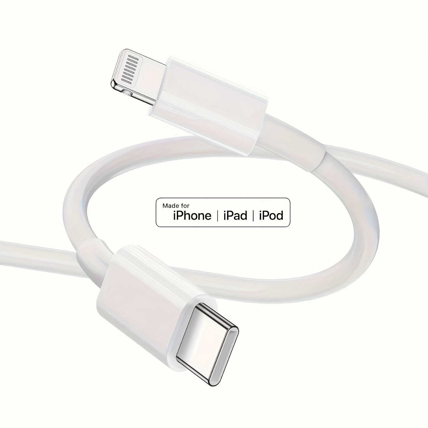 

3pcs/1pc For 6-foot Usb C To Data Cable 6-foot 3-piece Mfi Certified Typec Fast Charging Cable For Iphone 14 13 12 11 Pro Se X Xs Max Xs 8 7 6 S Plus Air Ipad Ipod